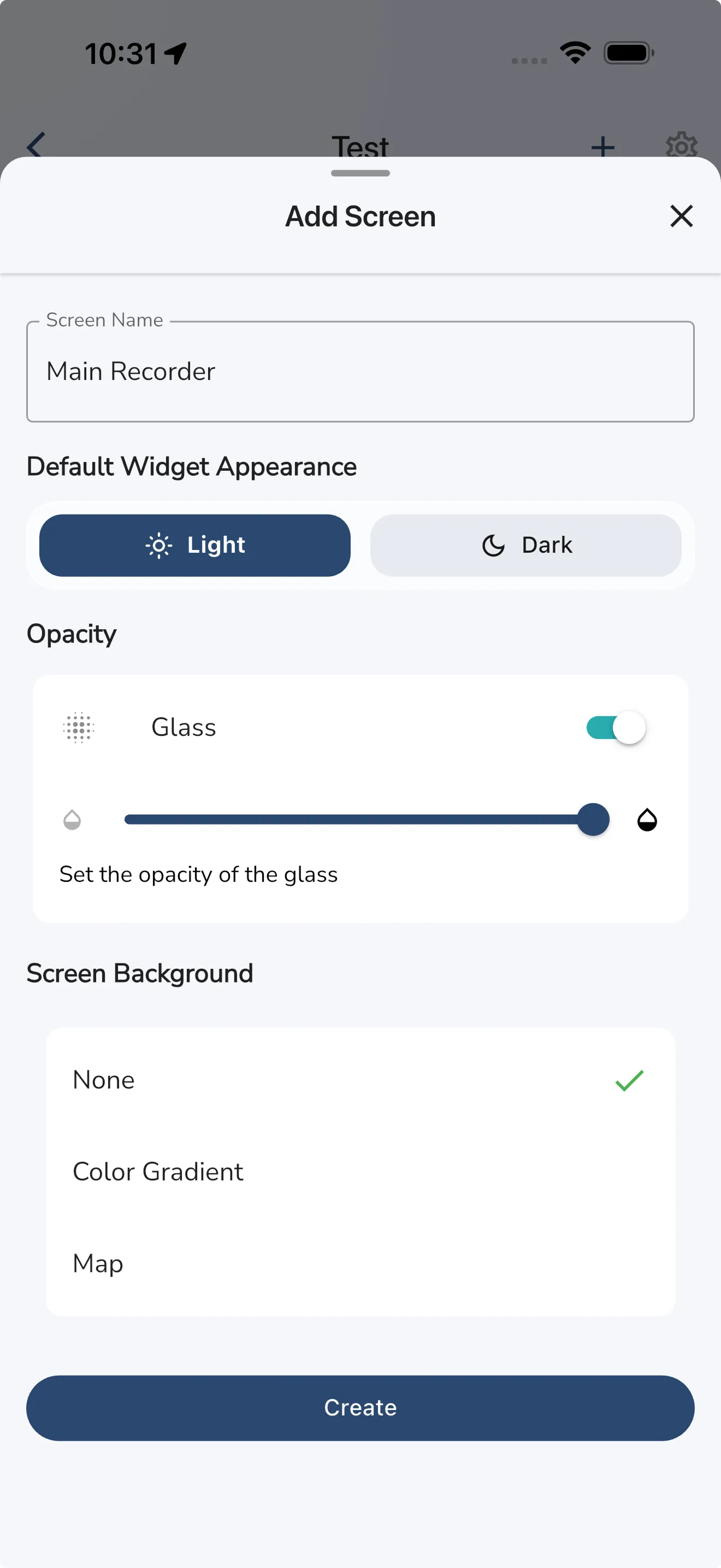 Add-screen