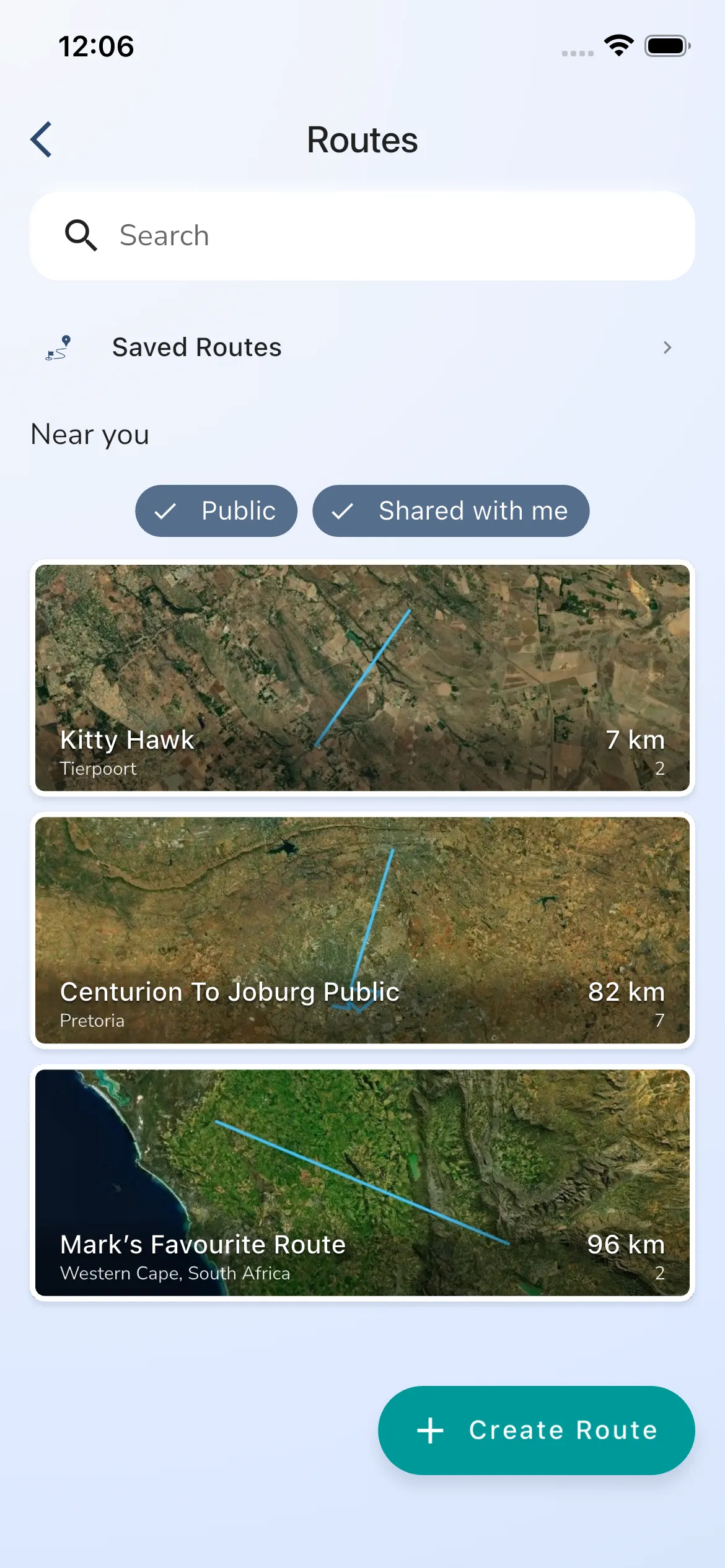 Route List